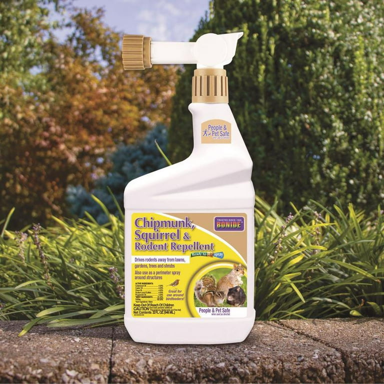 Bonide Animal Repellent Liquid For Chipmunks and Squirrels 32 oz