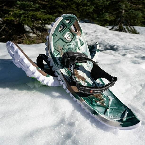 Crescent Moon Eva Foam Running and Hiking Snowshoes for Adults Camo Walmart