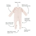 thumbnail image 5 of L'ovedbaby Baby Unisex 100% Organic Cotton Zipper Footie, Sleep N Play, Size Preemie-9 Months, 5 of 6