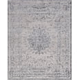 thumbnail image 3 of Unique Loom Derbyshire Aberdeen Rug Gray/Navy Blue 8' x 10' Rectangle Medallion Traditional Perfect For Living Room Bed Room Dining Room Office, 3 of 7