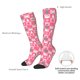 thumbnail image 4 of Balery Pink Christmas Cheer Calcetines novedosos Calcetines deportivos Calcetines hasta la rodilla Calcetines de algodón Calcetines originales y geniales, 4 of 6