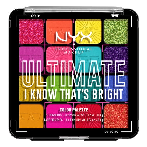 Paleta de sombras de ojos NYX PROFESSIONAL MAKEUP Ultimate Shadow