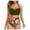 Army Green, variant on Royisotas Womens Summer Swimsuits Tummy Control Swimwear Floral Print Two Piece Bikini Push Up Bathing Suits for Women Plus Size