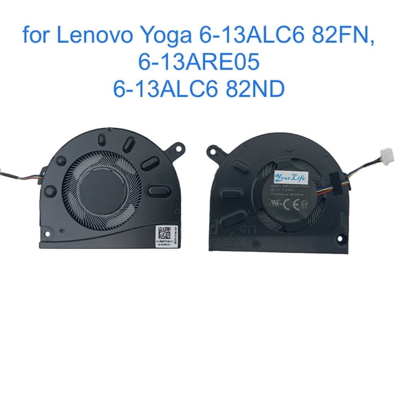 5F11B22383 Laptop Cooling Fan for Lenovo Yoga 6 13ALC6 82FN, 6-13ARE05 13ALC6 82ND CPU Cooler Fans BAPC0605R5HY002 DC 5V 0.50A CPU Fan