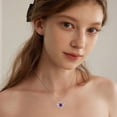 thumbnail image 3 of FJ Heart Angel Wings Necklace 925 Sterling Silver Love Heart Amethyst Pendant February Birthstone Jewelry Gifts for Women, 3 of 6