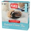 Katz Gluten Free Oatmeal Cream Pies 6 oz, Pack of 6, Rolled Oatmeal