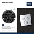 thumbnail image 4 of Grohe 29141000 Thermostatic Trim with Module Smart Control Dual Function, Starlight Chrome, 4 of 7