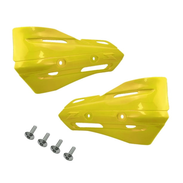 Afitamientos de protectores de manejo de motocicletas genéricos decoración fácil de instalación de los deflectores de parabrisas a prueba de lluvia de Amarillo