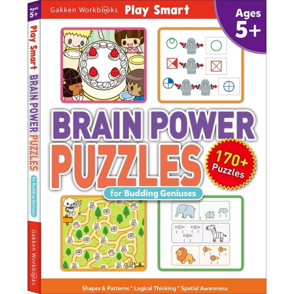 Play Smart Brain Power Puzzles for Budding Geniuses, (Paperback)