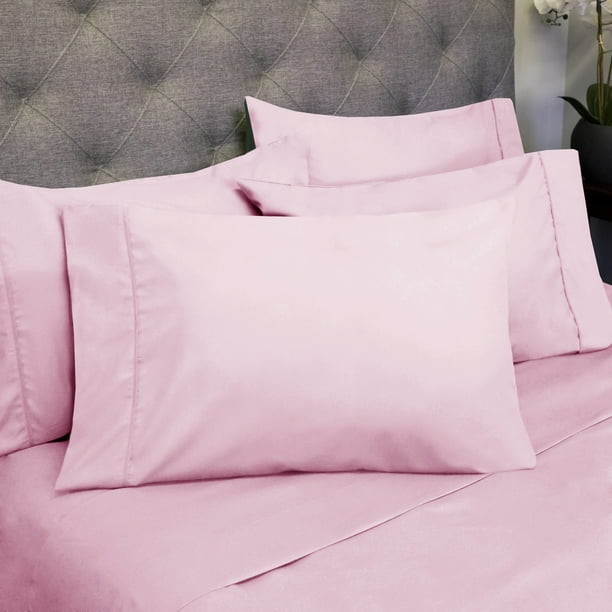 4 Piece Microfiber Deep Pocket Bedroom Sheet Set Sweet Home Collection Pink Twin Xl Com 4 Piece Microfiber Deep Pocket Bedroom, Jcpenney Bed Sheets Twin Xl