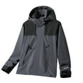 thumbnail image 2 of Soki Imperméable pour Femmes, Coupe-Vent Léger et Imperméable avec Capuchon, Manteau de Pluie Compact avec Poches, 2 of 5