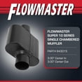 thumbnail image 2 of Silenciador Flowmaster Super 10 Series con Cámara 8 cm Acero Inoxidable 409, 2 of 9