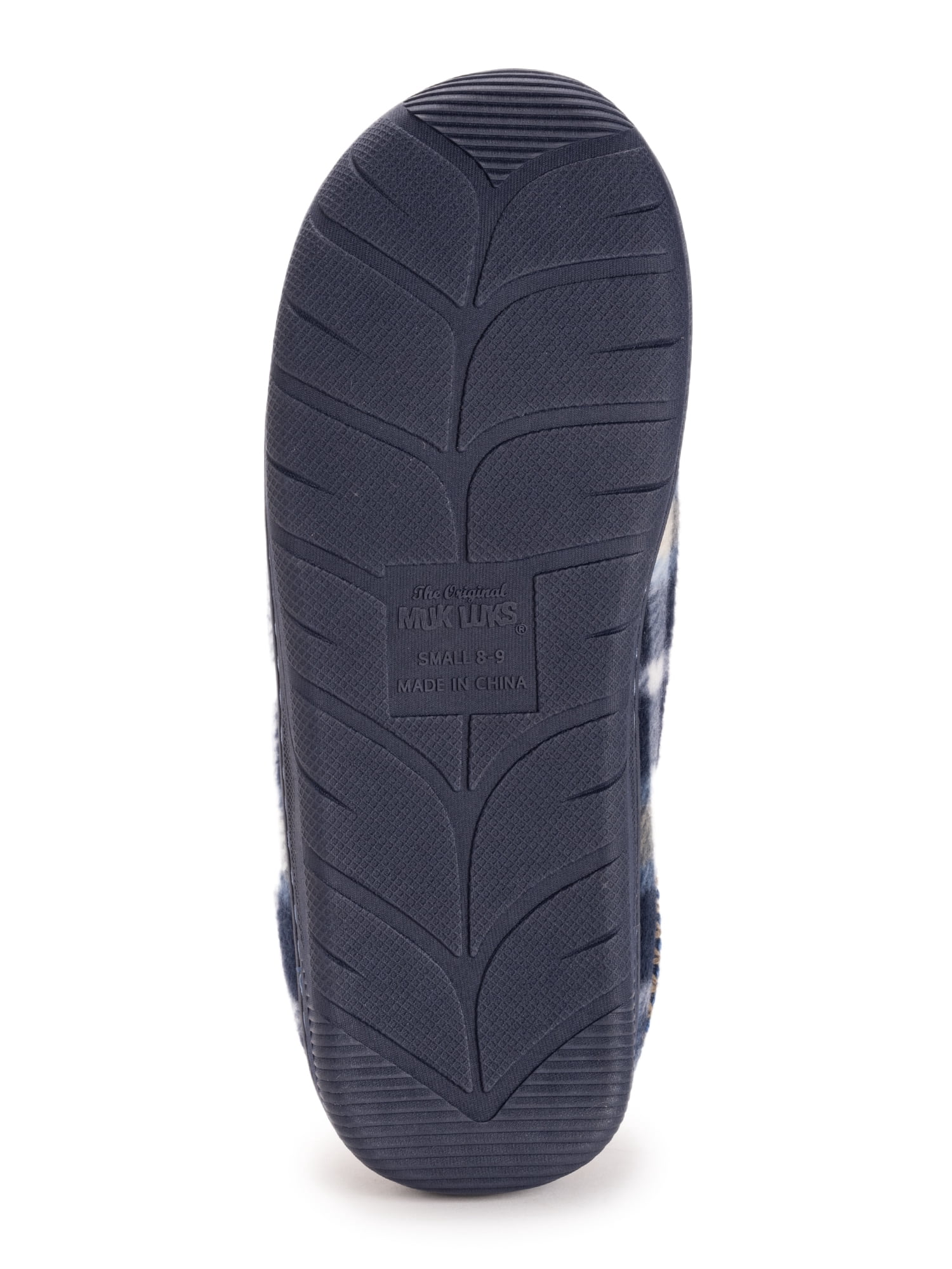 MUK LUKS Men's Plaid Fleece Comfort Clog Slipper