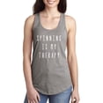 thumbnail image 1 of Spinning is My Therapy Racerback Tank, 1 of 2