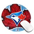 thumbnail image 3 of Toronto Baseball Round Non-Slip Rubber 4 PCS 8in Mouse Pad 3mm Thick Polyester Surface for Office Gaming PC, Bluebird Mouse Pad LS236, 3 of 7
