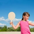 thumbnail image 2 of SUTENGDA 4 Pieces Paddle Wooden Tennis Racquet Badminton Racket, 2 of 8
