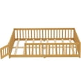 thumbnail image 6 of Low Profile Queen Floor Bed with Safety Rails and Play Door for Easy Access and Secure Sleep, 6 of 10