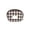 Brown, variant on Dome Shaped Makeup Bag for Women Portable Travel Toiletry Bag Cosmetic Organizer Everyday Skincare Pouch Zipper Toiletries Wash Bag Bag,Black