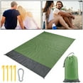 thumbnail image 6 of sunsanly Beach Blanket Sand-proof Oversized Picnic Mat Foldable Design Reusable Water-Resistant Extra Large Beach Mat, 6 of 8