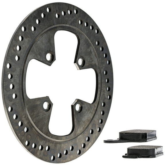 Niche Rear Left Brake Rotor Pad Kit for Honda 43351-ML0-730 Motorcycle MK1007348