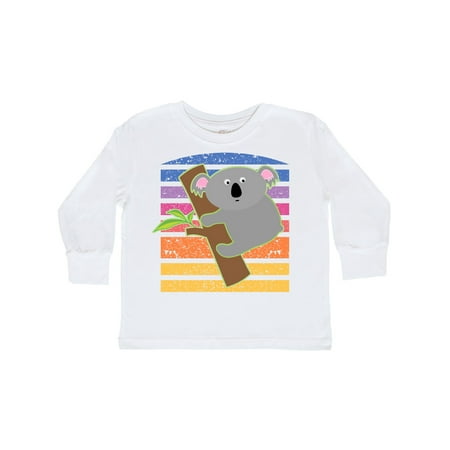 

Inktastic Koala Cute Girls Rainbow Gift Toddler Toddler Girl Long Sleeve T-Shirt