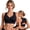 Black, variant on Posture Corrector Bra for Women, Wireless Wide Strap Full Coverage Bras, Push Up Bralettes, Front Closure Cross Back Support Bra, Seamless Everyday Bras