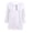 White, variant on Ichuanyi Womens Shirts , Women's Flared Sleeve Pleated T-Shirt Top Bottoming Shirt Three Quarter Sleeves Blouse
