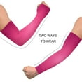 thumbnail image 4 of ALAZA Gradient Deep Pink UV Sun Protection Arm Sleeves UPF 50+ Compression Cooling Sleeve 1 Pair, 4 of 7