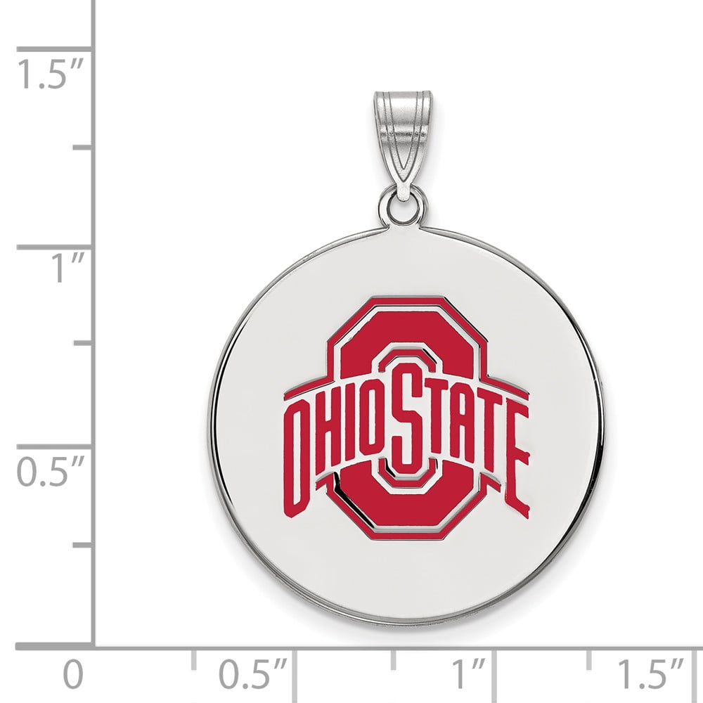 White Sterling Silver Charm Pendant Florida NCAA University Of South Indiana 32 mm 25