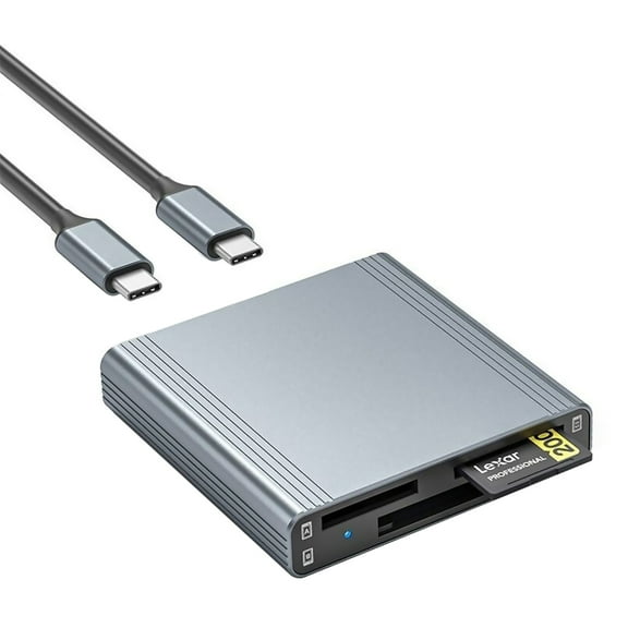 TAPDRA High-Speed CFexpress Card Reader USB 3.1 Gen 2, Supports Type B/A & SD, for Efficient Data Transfer