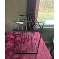 thumbnail image 5 of 2 Tier Space Saving Vanity Organizer Rust Resistant Steel Construction Countertop Cabinet Storage for Bathroom Canisters Bottles Washcloths with Top Handles, 5 of 5
