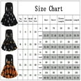 thumbnail image 2 of KZKR Halloween Dresses Womens Skeleton Pumpkin Printed Cosplay Party Costume Long Sleeve Cocktail Swing Vintage Party Dresses, 2 of 2