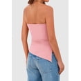 thumbnail image 2 of Top Tubo Sin Tirantes Fruncido Rosa PRETTYGARDEN 2025 Talla L, 2 of 6