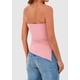 thumbnail image 2 of Top PRETTYGARDEN sin tirantes asimétrico rosa XL, 2 of 6