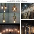 thumbnail image 3 of Lámpara Colgante de Cuerda de Cáñamo Estilo Industrial Vintage Creativo E individual para Salón, Sala de Estar, Restaurante, Bar, Pasillo, Fiesta Temática, 3 of 7