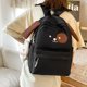 thumbnail image 5 of Bolsa Para La Escuela Mochila de avión para niños, dibujos animados de animales, lindo y cómodo bolso preescolar (negro), 5 of 8