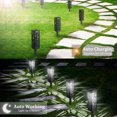 thumbnail image 4 of 8 Pack Upgraded Solar Powered Garden Lights, Automatic LED Pathway Lights Outdoor for Patio, Yard and Garden Lawn, 4 of 7