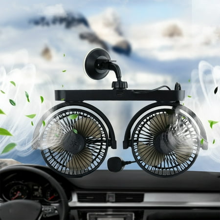 

Vehicular Fan Camping Fan Double Ended Usb Desk Fan 12V24v Van Clip Fan Fan For Small Trucks Travel Fan Large Wind Power Purpose Electric Desktop Fan Hand Fan Fan For Cooling Fan Home Vehicles