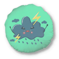 thumbnail image 1 of Tureno Thunder Rage Cloud Round Throw Pillow Home Decoration Cushion, 1 of 3