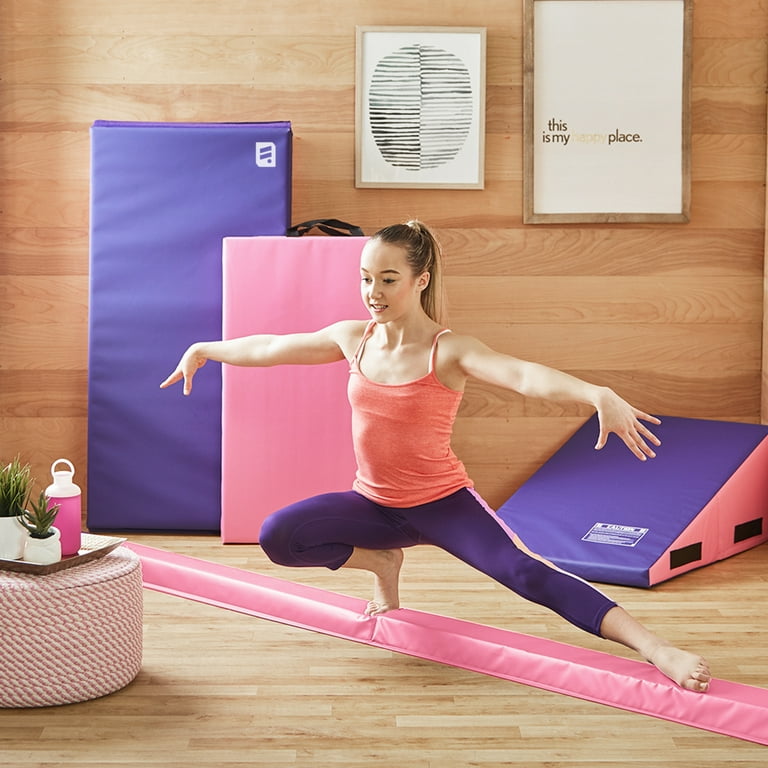 We Sell Mats 9 Ft Foam Balance Beam Bar Portable Gymnastics Equipment for Gymnasts Children Cheerleaders Tumblers and More