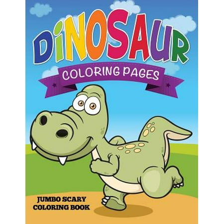 Dinosaur Coloring Pages Jumbo Scary Coloring Book  Walmart.com