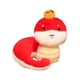 thumbnail image 2 of Serpiente de peluche, juguete de peluche, adorable, abrazable, decorativo, para decoración del hogar, serpiente cómoda. rojo, 2 of 9