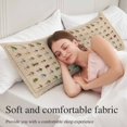 thumbnail image 5 of Ocean Fishhooks Body Pillow Covers 20"x60", Vintage Coastal Fishing Pattern Brown Soft Brushed Microfiber Breathable Throw Pillow Covers, Pillowcase with Zipper for Couch Sofa Bedroom Living Room, 5 of 9