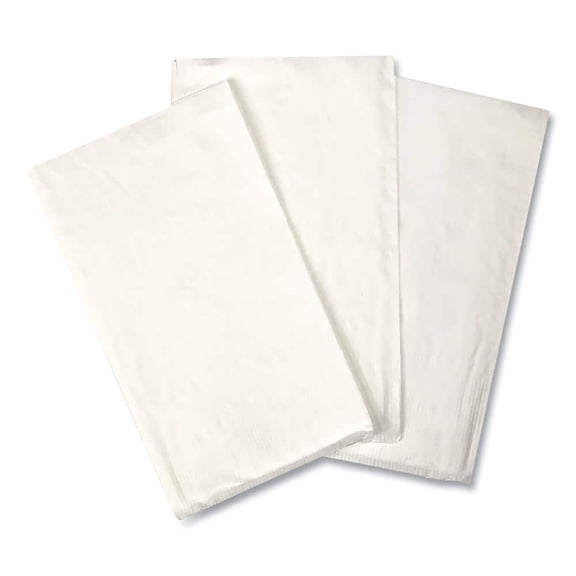 Dinner Napkins, 2-Ply, 14.50 in. W x 16.50 in. D, White, 3000/Carton