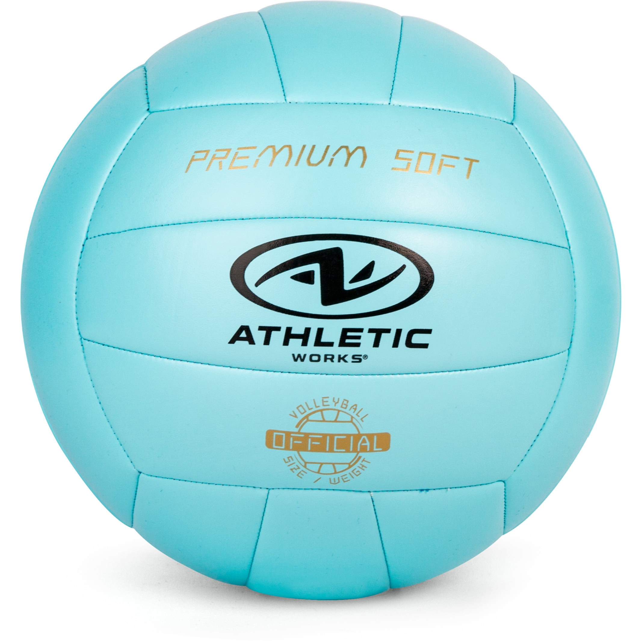 Athletic Works Size 5 Premium Soft Volleyball, Blue