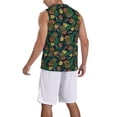 thumbnail image 2 of Sikiie Hawaiian Tribal Mask Basketball Jersey Reversible Men's Mesh Athletic Sports Shirts Training Practice S-4XLX-Large, 2 of 6