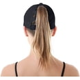 thumbnail image 2 of Ponytail Baseball Cap for Women Mesh Quick Dry Baseball Hat with Ponytail Hole, 2 of 13