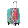 thumbnail image 2 of PAYOHTO Highly Elastic Spandex Suitcase Cover Luggage Cover Large Fits 25 to 28 Inch Cartoon Map of Europe, 2 of 8