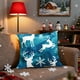 thumbnail image 1 of Funda de almohada navideña de 45 x 45 cm | Tejido de felpa corta supersuave | Diseños festivos de temporada para cojines de sofá y decoración de cama | Cierre de cremallera oculto, 1 of 5