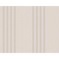 thumbnail image 1 of Metropolis 2- Urban Graphic Stripes Floral Plain Light Cream Wallpaper Roll, 1 of 1